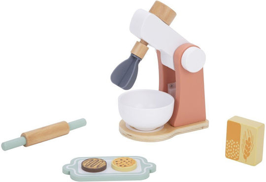 Eli Neli Montessori Mixer Set Ξύλινο Παιδικό Μίξερ Αξεσουάρ