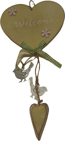 Etoile Easter Ornament Wooden Green 13x27cm