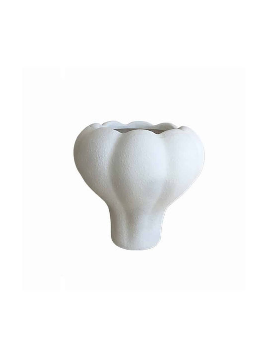 Art et Lumiere Decorative Vase White 22.5x21.5x...