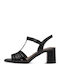 Leder Sandalen Schwarz