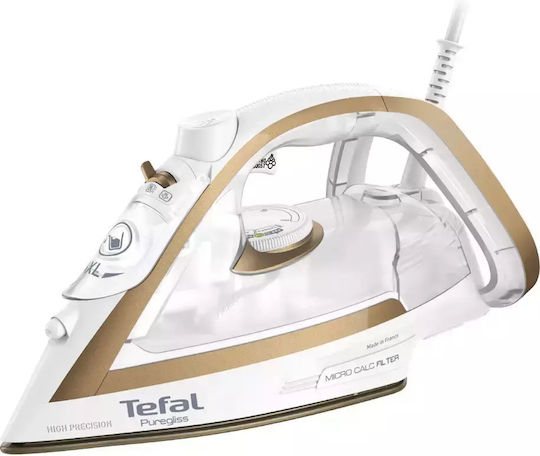 Tefal Puregliss Steam Iron 2900W with Continuous Steam Supply 50g/min