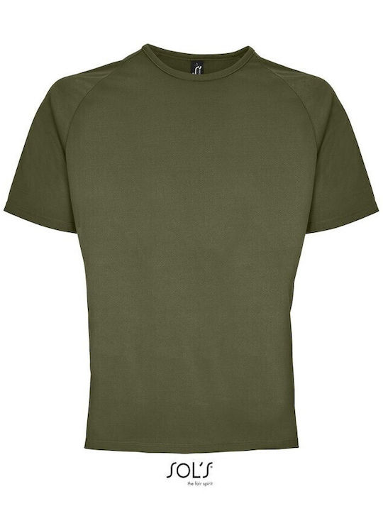 Sol's Sporty T-shirt Χακί