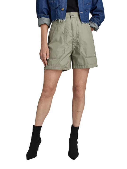 G-Star Raw Fatigue Women's Shorts KHAKI D24405-A790-2199