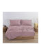 Nef-Nef Homeware Σεντόνι Μονό 170x270εκ. Basic 1213-amethyst