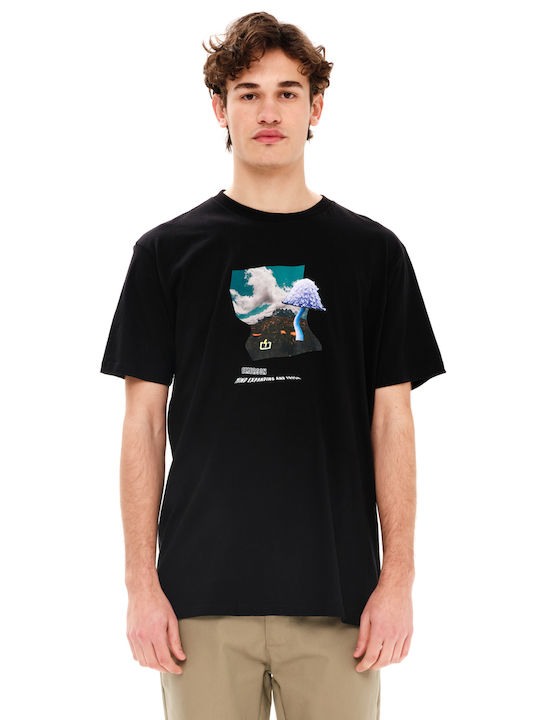 Emerson Herren T-Shirt Kurzarm Black