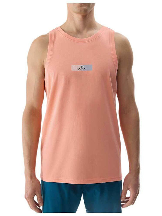 4F Men's Short Sleeve T-shirt Orange