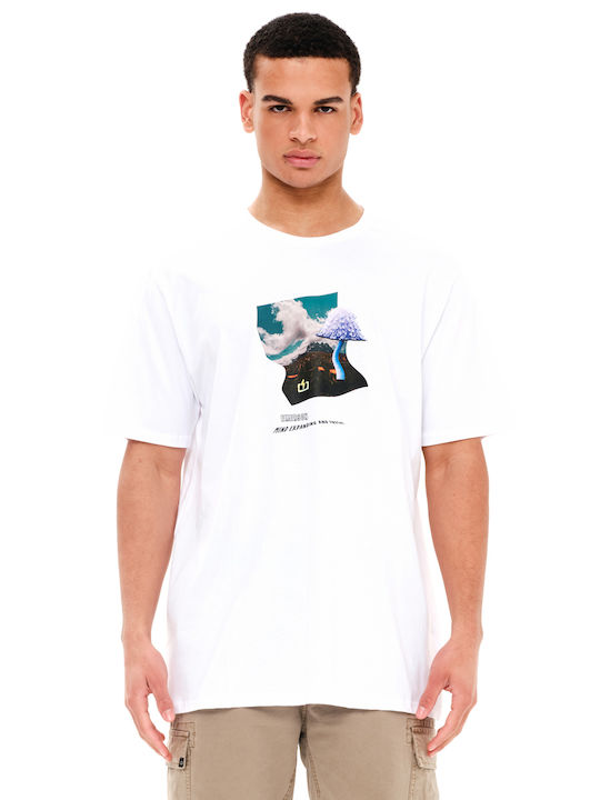 Emerson T-shirt Bărbătesc cu Mânecă Scurtă Alb