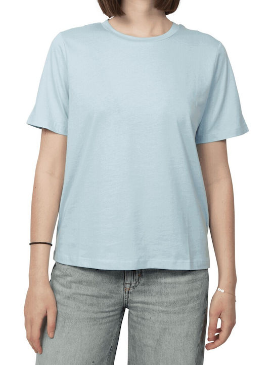 Only Women's T-shirt Light Blue