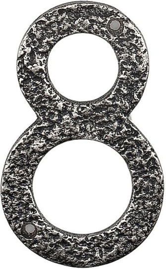 Roline 461 Знак номер 8 алуминий старо сребро 100 мм