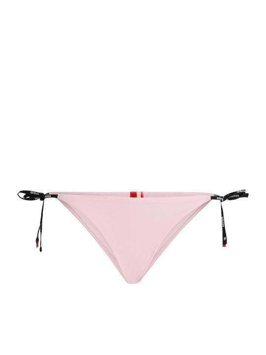 Bikini Slip mit Schnürchen Rosa