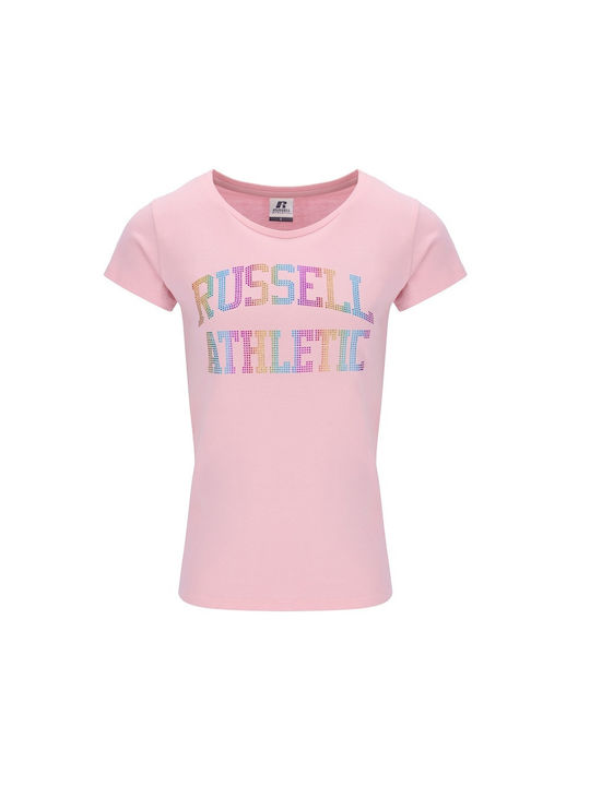 Russell Athletic Feminin Tricou Roz