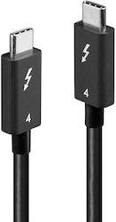 Lindy Thunderbolt 4 Cable 100W Μαύρο 2m (31121) Lindy Thunderbolt 4 Cable 100W Μαύρο 2m (31121)
