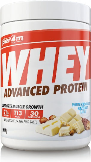 Per4m Whey Advanced Πρωτεΐνη Ορού Γάλακτος με Γεύση CHOCOLATE BROWNIE 900gr