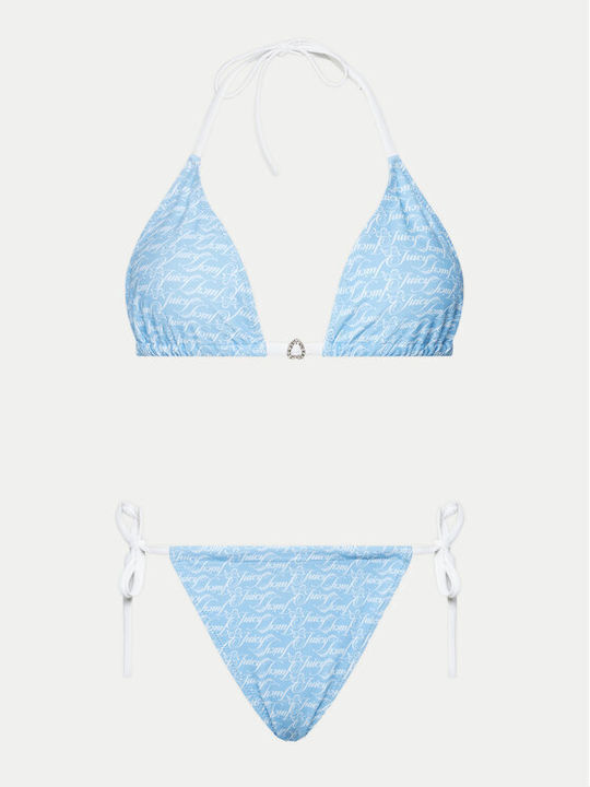 Juicy Couture Set Bikini Τριγωνάκι Μπλε