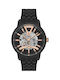 Beverly Hills Polo Club Watch Automatic with Black Metal Bracelet