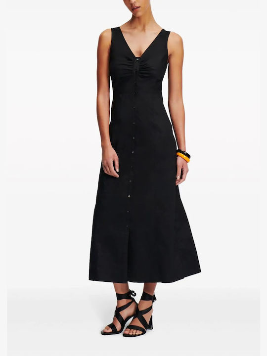 Karl Lagerfeld Maxi Dress Black