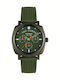 Ted Baker Caine Men's Watch 44mm Battery with Green Rubber Strap