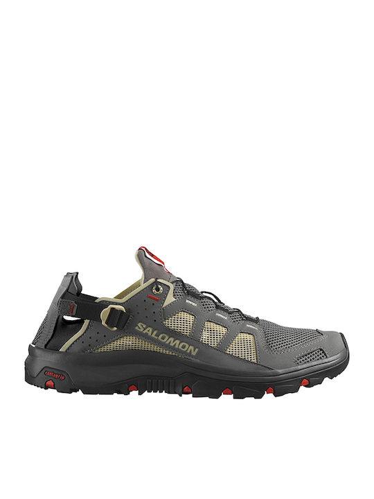 Salomon Techamphibian 5 Men's Hiking Shoes Gray
