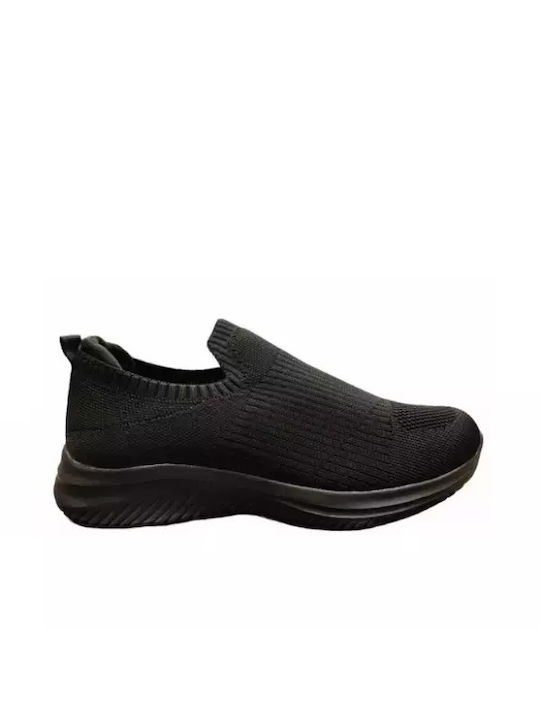 Il Mondo Comfort Damen Slip-Ons Schwarz