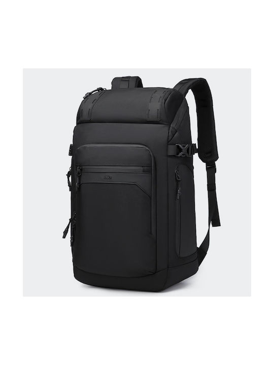 Ozuko Stoff Rucksack Wasserdicht Schwarz 30Es