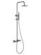 Imex Shower Column with Mixer Black