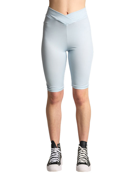 Paco & Co Frauen Fahrrad Leggings Lt. Blue