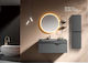 Martin Waschtisch mit Waschbecken & Spiegel mit Licht L100xB50xH40cm Anthracite