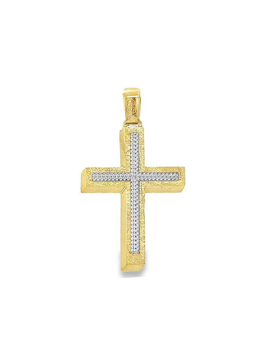 Xryseio Women's Gold Cross 14K