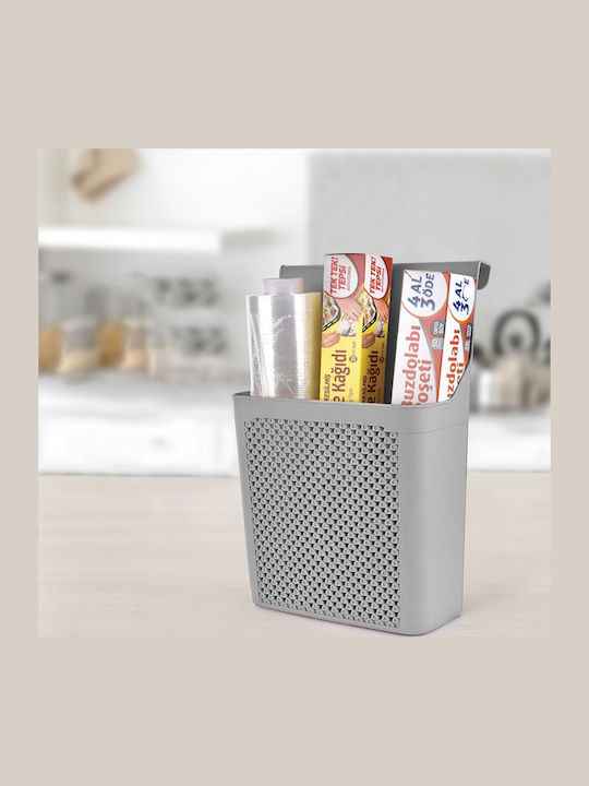 Orion Pendant Plastic Shelf 24x12x35cm White