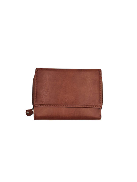 ByLeather Small Leather Women's Wallet Tabac Brown