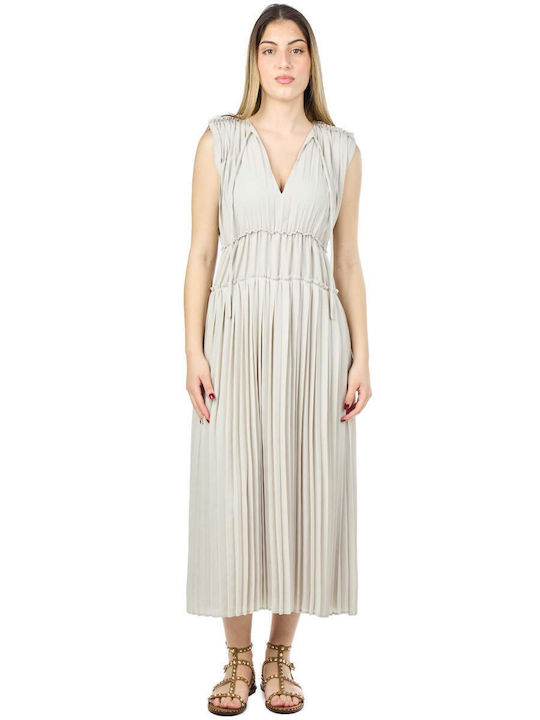 Sommer Midi Damenkleid Grün
