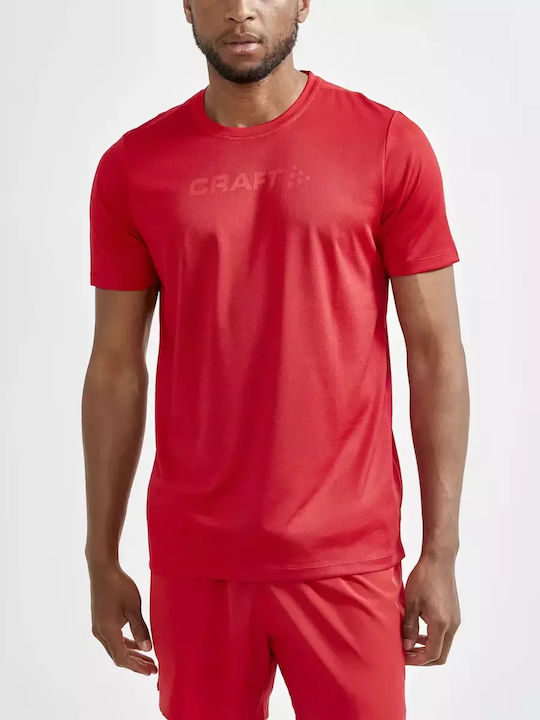 Craft Bărbați T-shirt Sportiv cu Mânecă Scurtă Roșu