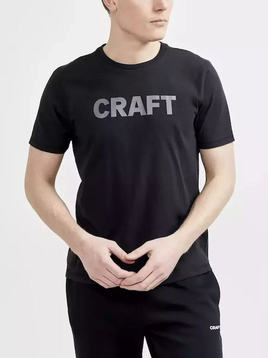 Craft T-shirt Bărbătesc cu Mânecă Scurtă Negru