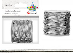 Titanum Elastischer Metallischer Gray Schnürsenkel 2mm x 9m