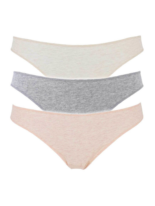 Cotonella Cotton Women's String 3Pack Pink