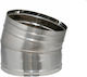 Technometal Γωνία Σύνδεσης Καπνοδόχου Γαλβανιζέ