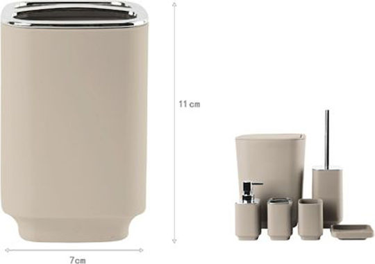 ForHome Getränkehalter Kunststoff Beige