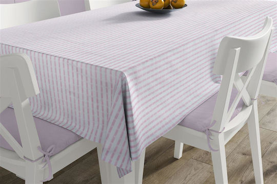 Dimcol Pink 140 Weiß-Pink 140x140cm