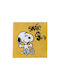 Nef-Nef Bath Mat Cotton Snoopy 035282 Yellow 70x70cm