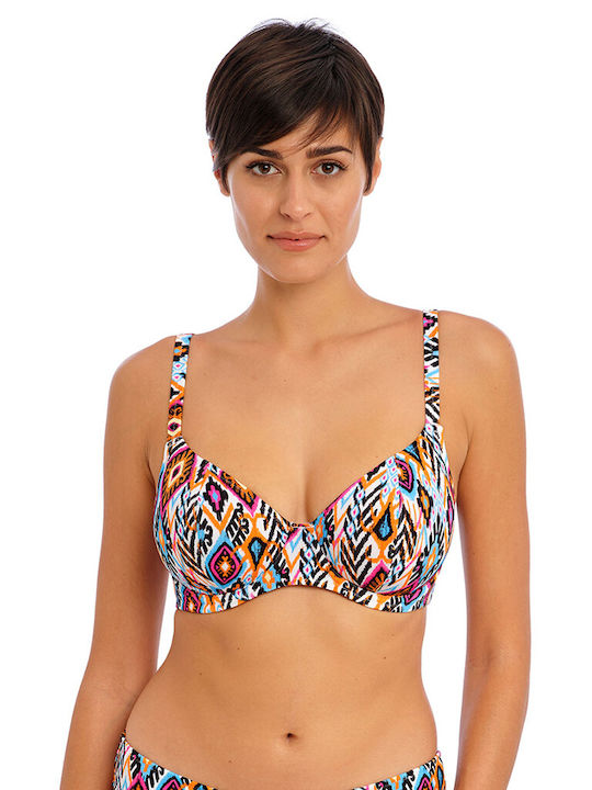 Freya Bikini Bra with Adjustable Straps Multicolour