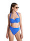 Blu4u Triangle Bikini Top Blue