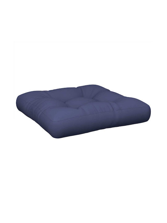 vidaXL Waterproof Bench Cushion Palette Navy Blue 50x50cm