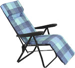 Escape Lounger-Armchair Beach with Recline 6 Slots Black