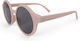 Filibabba Round Kids Sunglasses Purple for 4-7 Years