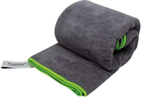 Travelsafe Πετσέτα Microfiber Σώματος Γκρι 70x135εκ.