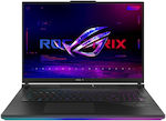 Asus Rog Strix Scar 18 G834JYR-R6019W 18" 240Hz (i9-14900HX/32GB/1TB SSD + 1TB SSD - Solid State Drive/GeForce RTX 4090/W11 Acasă) (Tastatură US)