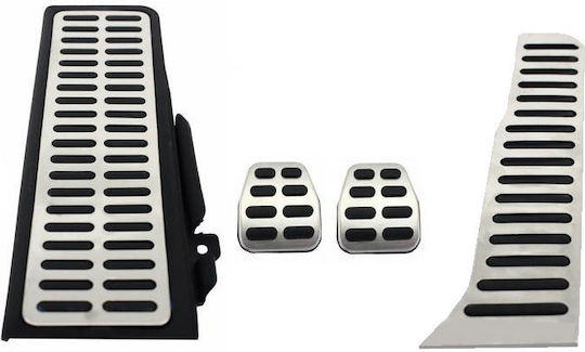 Carro Πεντάλ Αλουμινίου Footrest Vw Golf 5 6 Scirocco Sharan Caddy Skoda Octavia 04-13 Seat Leon 1p Toledo 3 Μη Αυτόματα Σετ 4 Τεμάχια Ca-012295