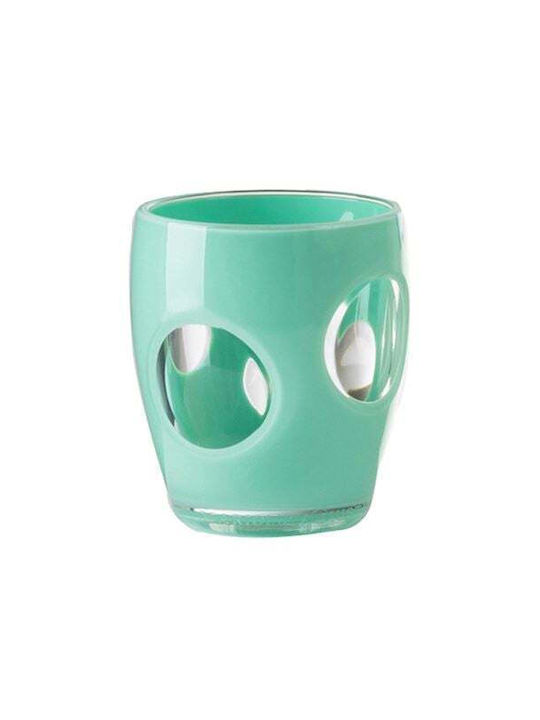 Mario Luca Giusti Glass Water made of Crystal in Green Color