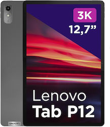 Lenovo Tab P12 12.7" cu WiFi (8GB/128GB) Furtună gri