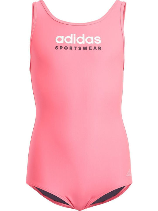 adidas Παιδικό Μαγιό Ολόσωμο Ροζ